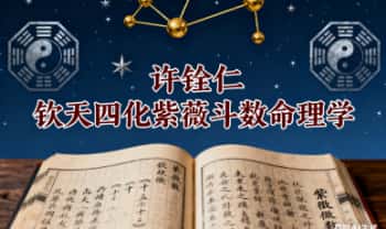 【ZW99021】许铨仁-钦天四化紫薇斗数命理学24讲+讲义