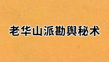 寻道网道医精品课：老华山派勘舆秘术 5集视频