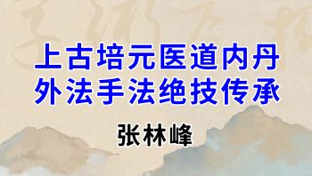 张林峰《上古培元医道内丹外法手法绝技传承》仙家不传之秘