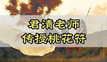 君清老师 桃花符 视频+音频+讲义+图