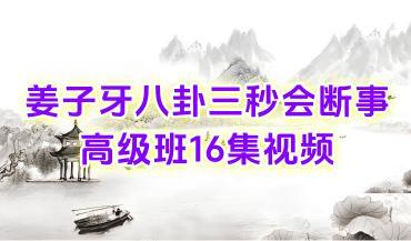 震午堂 姜子牙八卦三秒会断事高级班 16集视频