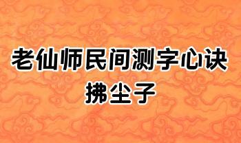 拂尘子 老仙师民间测字心诀 视频22集