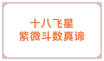 十八飞星紫微斗数真谛 32页.PDF电子书（學習紫微步驟與方法）