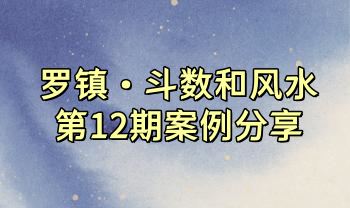 罗镇《紫微斗数和风水第12期案例分享》73集视频