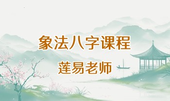 莲易老师《象法八字课程》58集视频