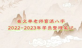 催崔文举崔老师盲派八字上课笔记 380页.PDF电子版