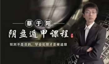 蔡于阳《阴盘遁甲课程》视频21集