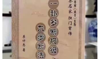 李计忠《一卦多断高级九步断法》349页.PDF电子版