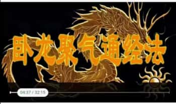 【卧龙聚气通经法】视频课+讲义
