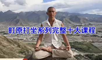 町原打坐系列完整十大课程 视频3集