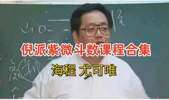 海程 尤可唯【倪派天纪紫微斗数】视频课程合集4套