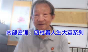 王老师【内部密训：四柱看人生大运系列】视频课32集