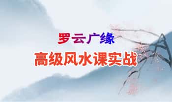 罗云广缘【高级风水课实战】视频课16集