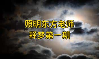照明东方老师【释梦第一期】视频5集