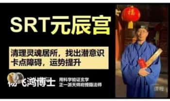 杨飞鸿【SRT元辰宫】执业导师课程 6集视频+课件