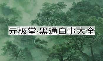 元极堂【黑通白事大全】视频课21集