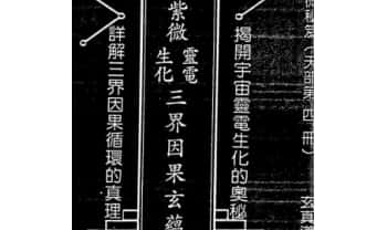 正玄山人《天地人紫微斗数灵电生化三界因果玄蕴》170双页.PDF电子版