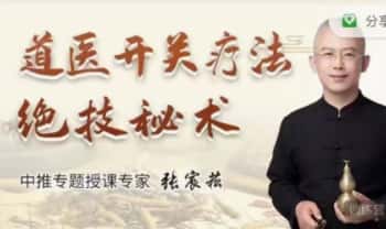 张宸菘【道医开关疗法绝技秘术】两期视频课共53集