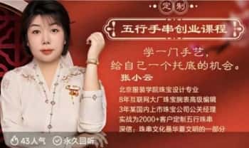 张小云【五行手串创业课程】视频19集
