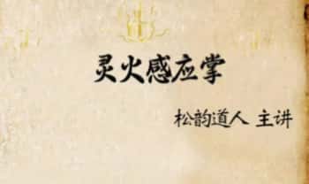 松韵道人【灵火感应掌】视频+课件