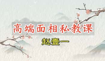 赵壹一【高端面相私教课】视频教学26集