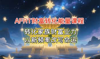 afrt 财富系列：转化家族财富业力，以新频率改写命运，创造金钱与丰盛的深度疗愈大课19集