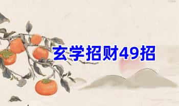 《玄学招财49招》10页.PDF电子版