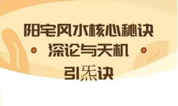 一琛道人【阳宅核心：天机引炁秘诀以及三元纳气高级深论班】视频25集