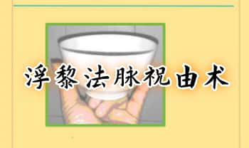《浮黎法脉祝由术》27页.PDF电子版