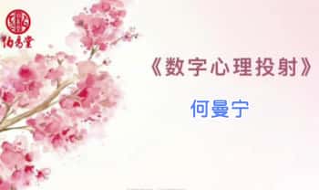 何曼宁【2025年数字心理投射】讲义11本+视频35集