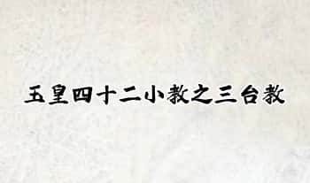 玉皇四十二小教之《三台教》PDF电子版