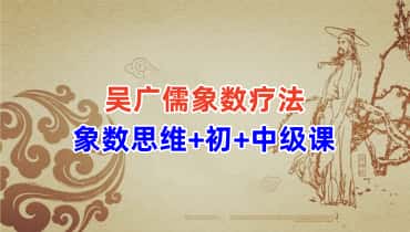 吴广儒【象数疗法】初级+中级 音频课+讲义
