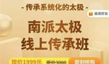 孙海顺【南派太极线上传承班】视频课