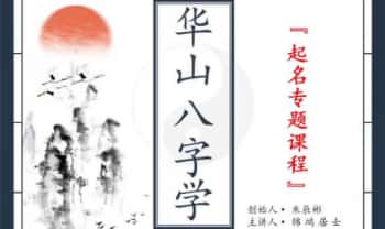 朱辰彬【华山八字起名】视频课 20集