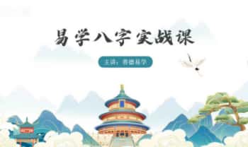 善德【八字实战课】视频课34集