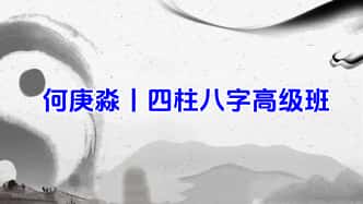 何庚淼【四柱八字高级班】视频课102集