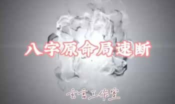 玄言【八字原局速断学习】视频教学21集