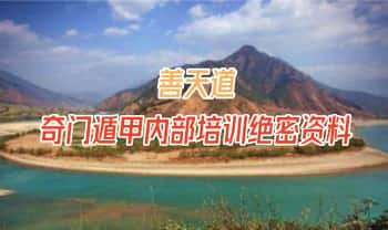 善天道【奇门遁甲内部培训绝密资料10个】PDF电子版