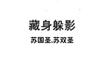 苏国圣.苏双圣《藏身躲影》254页.PDF电子版
