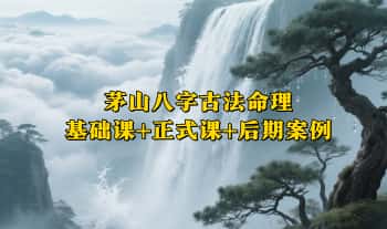 高参【茅山八字古法命理】基础课+正式课+后期案例