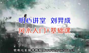 明心讲堂 刘羿成【风水入门+基础】视频9集