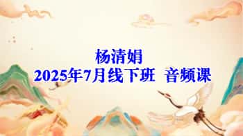杨清娟 2025年7月线下班 音频课12集+文档