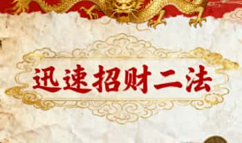 法醒师傅【迅速招财二法】视频+文档