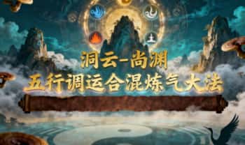 洞云-尚渊【五行调运合混炼气大法】视频+课件+星空软件