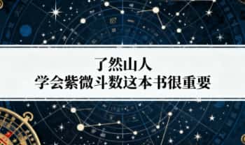 了然山人《学会紫微斗数这本书很重要》490页.PDF电子版