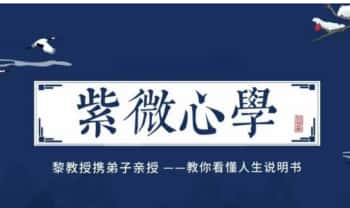 黎荔 紫微斗数《紫微心学 初中高》 全套视频43集