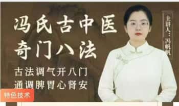 冯帆帆《冯氏古中医之奇门八法》视频教学14集