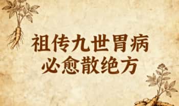 祖传九世胃病必愈散绝方.PDF电子文档
