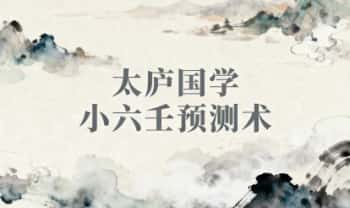 太庐国学《小六壬预测术》9集视频