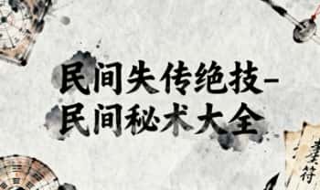 《民间失传绝技-民间秘术大全》702页.PDF电子版